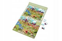 PUZZLE MAGNETYCZNE I GRA 2W1 DINOZAURY