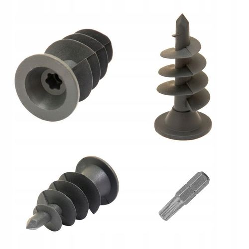 KOŁKI WKRĘTY DO MOCOWANIA FOLII KUBEŁKOWEJ FUNDAMENTOWEJ ŚLIMAK 100 na Arena.pl