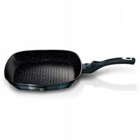BH-1873 - Patelnia grillowa granitowa 28 cm Berlinger Haus Aquamarine Line