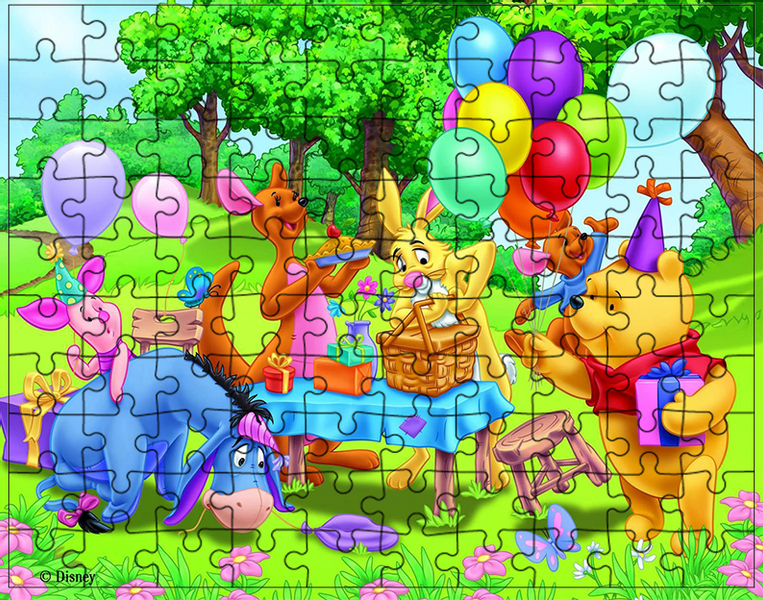 Puzzle Kubuś Puchatek zdjęcie 1