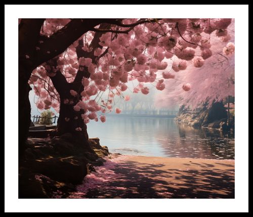 Plakat 60x50cm Spokój Sakury na Arena.pl