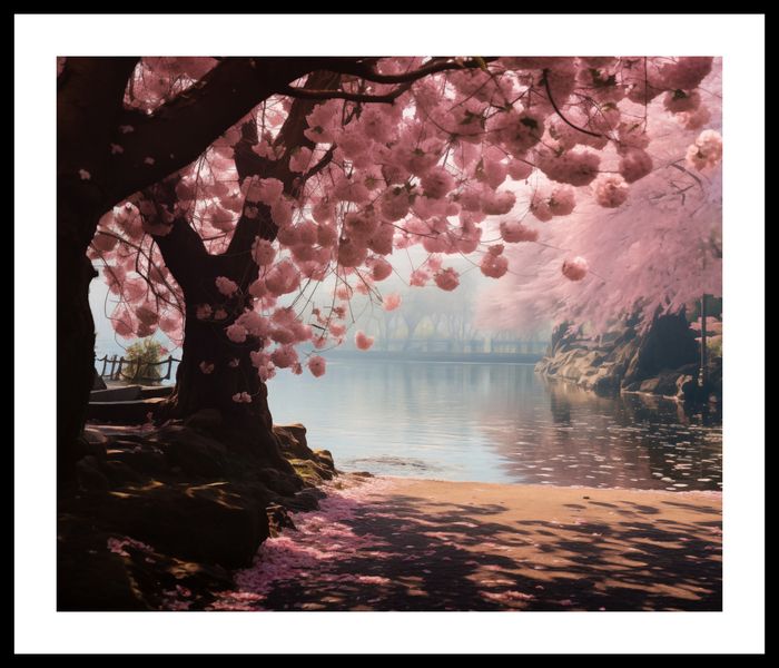 Plakat 60x50cm Spokój Sakury zdjęcie 3