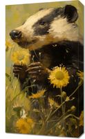 Obraz 40x70cm Łąka w Oczach Borsuka