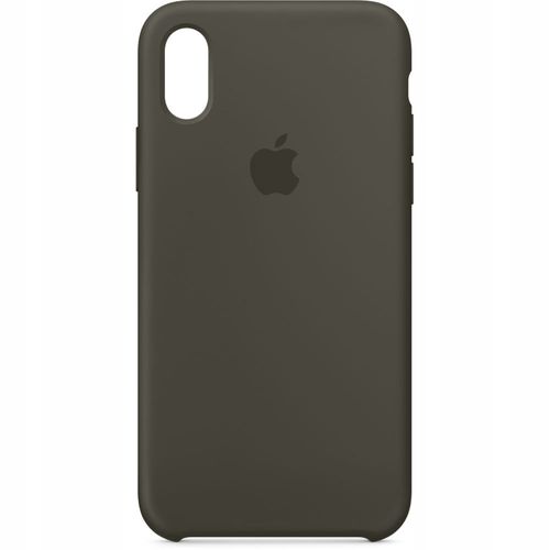 SILIKONOWE ETUI OBUDOWA CASE IPHONE X Dark Olive na Arena.pl