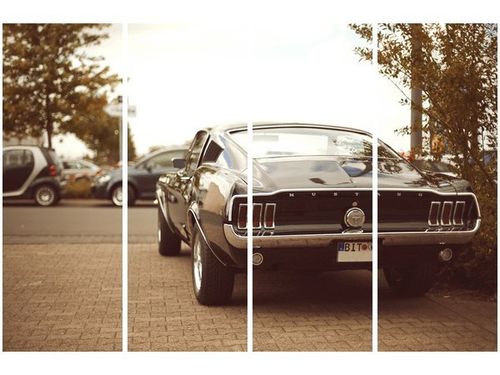 120CM 80 OBRAZ 4 ELEM FORD MUSTANG 55LANEY69 ŚCIENNY na Arena.pl