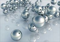 FOTOTAPETA fototapety na wymiar srebrne kule 3D