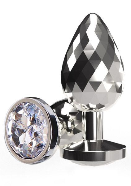 Disco Diamond Plug Large Silver zdjęcie 1