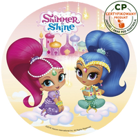 Opłatek na tort Shimmer and Shine