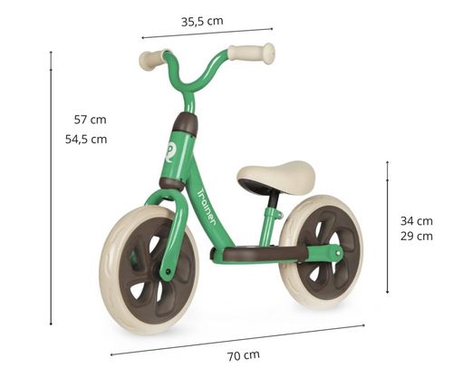 MILLY MALLY 5784 Oplay Rowerek biegowy Trainer green na Arena.pl
