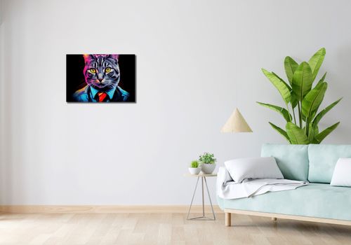 Obraz 60x40cm Kolorowy Bizneskot na Arena.pl