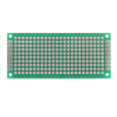 Płytka 3X7 prototypowa uniwersalna dwustronna zielona