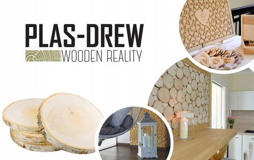 Plastry drewniane, plaster drewna, 10-16 cm na Arena.pl