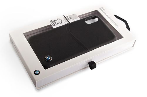 BMW HARDCASE BMHCPXGLCSBK Apple iPhone X - BLACK na Arena.pl