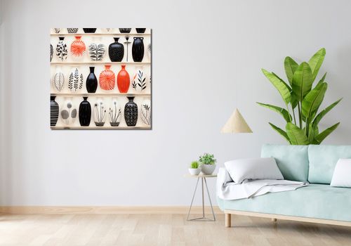 Obraz 90x90cm Gliniana Harmonia na Arena.pl