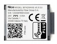 Sterownik NICE IBT4ZWAVE - Interfejs FIBARO