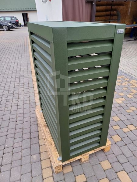 Osłona pompy ciepła 90x40x150 cm zielona TKD189 zdjęcie 5