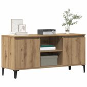 Szafka TV, dąb artisan, 102x35x50 cm, materiał drewnopochodny