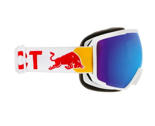 Gogle Red Bull Spect Dare Biało-brązowo-niebieskie lustrzane na Arena.pl