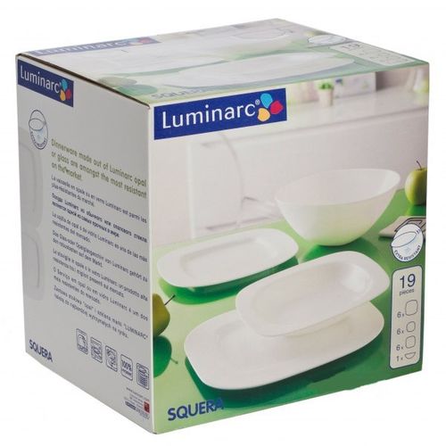 Serwis obiadowy 19-el. SQUERA LUMINARC na Arena.pl