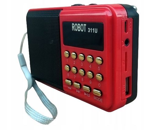 MINI RADIO PRZENOŚNE RADYJKO KIESZONKOWE NA AKUMULATOR JOC kolory na Arena.pl