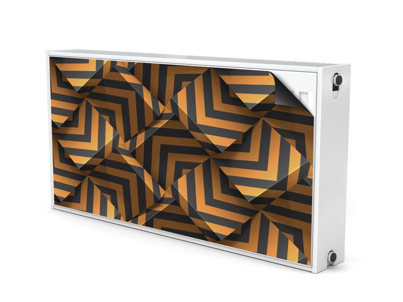 Mata Magnetyczna Kaloryfera ABSTRAKCYJNY Wzór Efekt 3D 80cm x 60cm zdjęcie 2