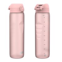 ION8 Różowa butelka na wodę z miarką 1000 ml