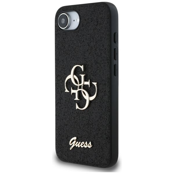 etui guess fixed glitter big 4g do       iphone 16e czarny zdjęcie 2