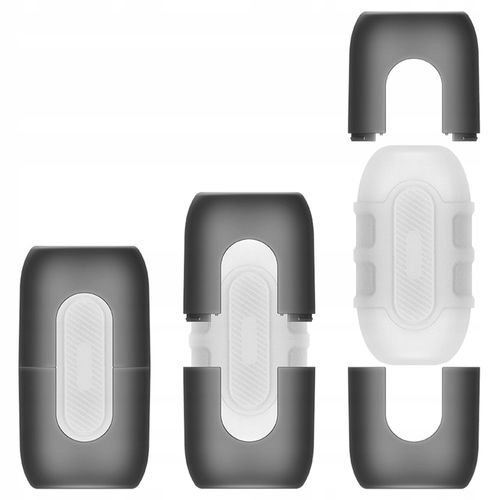 Masturbator dwustronny, usta i pochwa, wewnętrzna tekstura. na Arena.pl