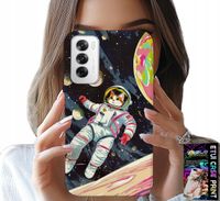 ETUI DO OPPO RENO12 5G - KOCI ASTRONAUTA KOT KOSMOS OBUDOWA CASE