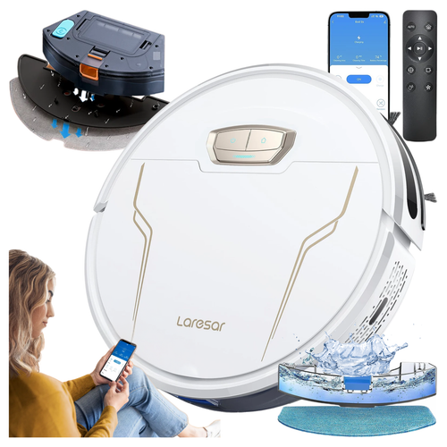 3w1 Robot sprzątający mopujący Odkurzacz z mopem WiFi Mocny 4000Pa automat na Arena.pl