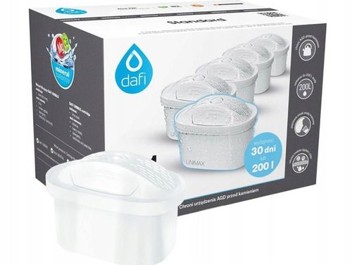 Wkład filtrujący / FILTR do wody Dafi Unimax Standard 5 sztuk ORYGINALNY na Arena.pl