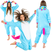 Piżama damska pegaz kigurumi sylwester ciepła przebranie strój kostium L