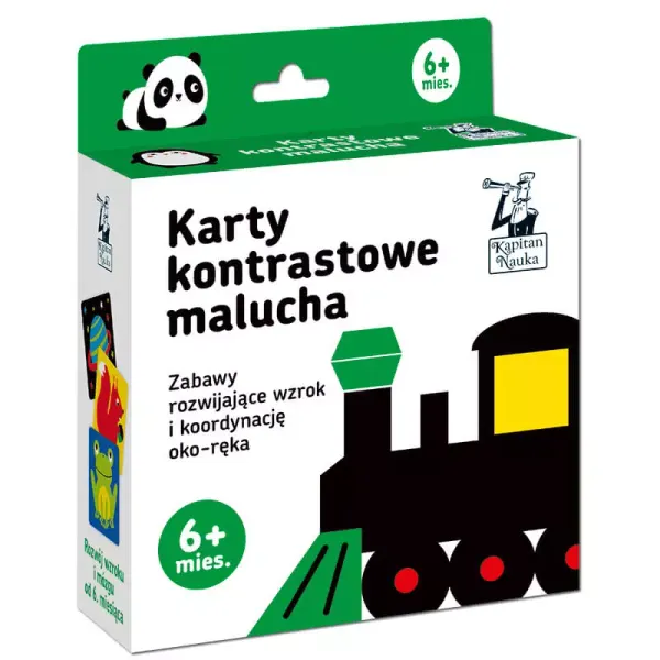 Karty kontrastowe malucha. 6+ miesięcy zdjęcie 1