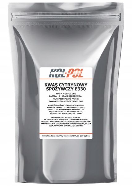 KWAS CYTRYNOWY 5kg Kwasek spożywczy czysty E330 zdjęcie 2