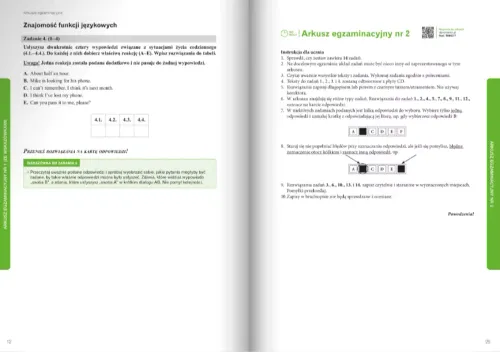 Teraz egzamin ósmoklasisty. Arkusze do egzaminów 2025-2027. Język angielski na Arena.pl