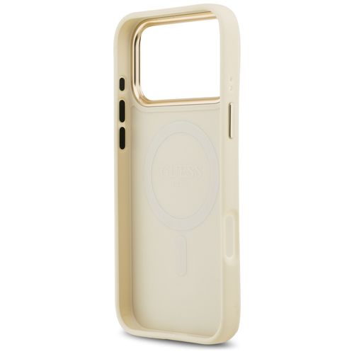 etui guess grained strass logo magsafe   do iphone 17 pro max beżowy na Arena.pl
