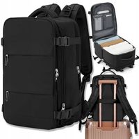 Plecak Bagaż Podręczny do Samolotu 45x20x25 Wizzair Rayanair Kabinowy Mocny