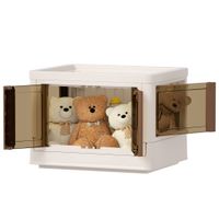 Pojemniki plastikowe do przechowywania HAIXIN z pokrywkami, 72 l, 3 szt.