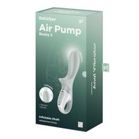 wibrator analny nadmuchiwany satisfyer air pump booty 3 szarozielony usb