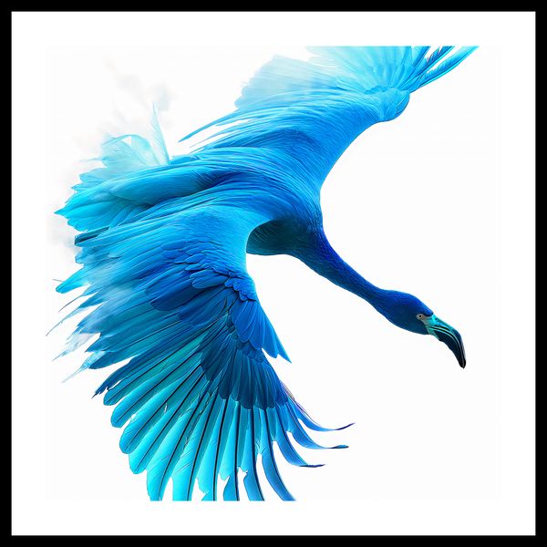 Plakat 40x40cm Błękitny Lot zdjęcie 3