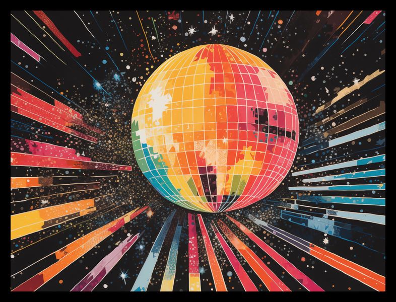 Plakat 40x30cm Disco Gra! zdjęcie 2