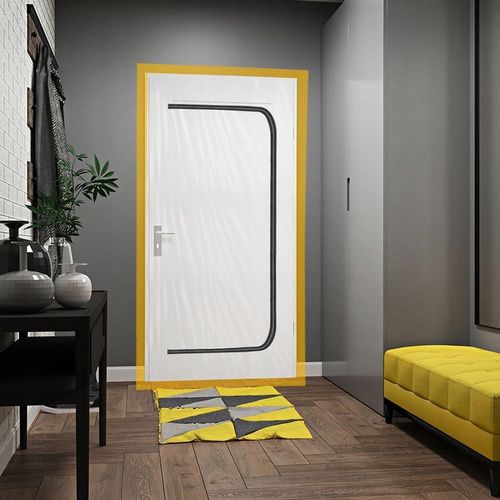 DRZWI REMONTOWE BUDOWLANE MALARSKIE KURTYNA PRZECIWPYŁOWA ZAMEK FOLIA REMON na Arena.pl