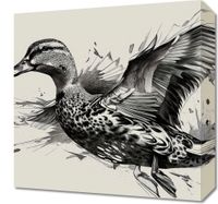 Obraz 40x40cm Gracja Kaczki w Locie