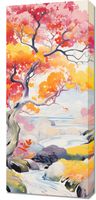 Obraz 40x90cm Roztańczony Krajobraz