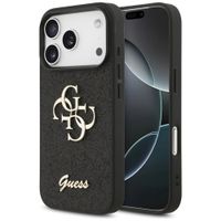 Etui Guess Fixed Glitter Big 4G do iPhone 17 Pro czarny
