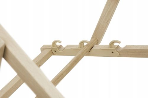 Leżak Drewniany AKWARELA NA CZARNYM Ogrodowy Plażowy Tarasowy Bukowy na Arena.pl