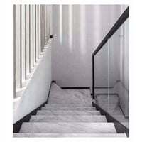 Szare płytki na schody JAK MARMUR 100x30 PÓŁPOŁYSK