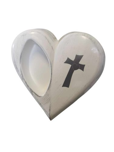 Stroik na grób cmentarz Kompozycja nagrobna funeralna SERCE Krzyż na Arena.pl