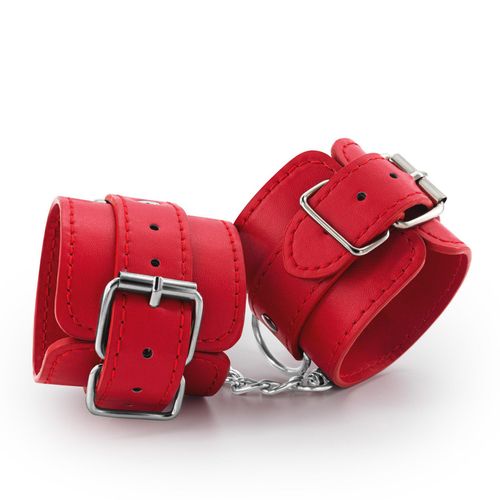 Bondage Love Leather Handcuffs Crushious Red na Arena.pl