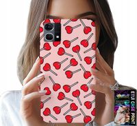 ETUI DO OPPO RENO7 4G - KOBIECE, MODNE WZORY LIZAKI W SERCA CASE